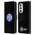 Fc Internazionale Milano Badge Logo On Black Leather Book Wallet Case Cover For Motorola Edge X30