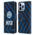 Fc Internazionale Milano Patterns Abstract 1 Leather Book Wallet Case Cover For Apple iPhone 13 Pro