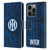 Fc Internazionale Milano Patterns Snake Wordmark Leather Book Wallet Case Cover For Apple iPhone 14 Pro