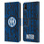 Fc Internazionale Milano Patterns Snake Wordmark Leather Book Wallet Case Cover For Apple iPhone XR