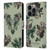 Outlander Composed Graphics Floral Deer Leather Book Wallet Case Cover For Apple iPhone 14 Pro
