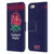 England Rugby Union 2016/17 The Rose Alternate Kit Leather Book Wallet Case Cover For Apple iPhone 6 Plus / iPhone 6s Plus