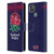 England Rugby Union 2016/17 The Rose Alternate Kit Leather Book Wallet Case Cover For Motorola Moto G9 Power