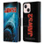 Jaws II Key Art Swimming Poster Leather Book Wallet Case Cover For Apple iPhone 13 Mini