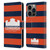 Edinburgh Rugby Graphics Stripes Leather Book Wallet Case Cover For Apple iPhone 14 Pro
