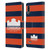 Edinburgh Rugby Graphics Stripes Leather Book Wallet Case Cover For LG K22