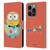 Minions Rise of Gru(2021) Easter 2021 Bob Egg Leather Book Wallet Case Cover For Apple iPhone 14 Pro
