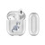Micklyn Le Feuvre Animals Grey Kitten Clear Hard Crystal Cover Case for Apple AirPods 1 1st Gen / 2 2nd Gen Charging Case