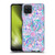 Micklyn Le Feuvre Florals Burst in Pink and Teal Soft Gel Case for Samsung Galaxy A12 (2020)