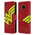 Wonder Woman DC Comics Logos Oversized Leather Book Wallet Case Cover For Nokia C10 / C20