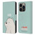 We Bare Bears Character Art Ice Bear Leather Book Wallet Case Cover For Apple iPhone 14 Pro