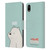 We Bare Bears Character Art Ice Bear Leather Book Wallet Case Cover For Apple iPhone XR