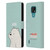 We Bare Bears Character Art Ice Bear Leather Book Wallet Case Cover For Motorola Moto E7