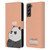 We Bare Bears Character Art Panda Leather Book Wallet Case Cover For Samsung Galaxy S21 FE 5G
