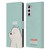 We Bare Bears Character Art Ice Bear Leather Book Wallet Case Cover For Samsung Galaxy S21+ 5G