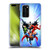 Justice League DC Comics Airbrushed Heroes Blue Purple Soft Gel Case for Huawei P40 5G