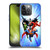 Justice League DC Comics Airbrushed Heroes Blue Purple Soft Gel Case for Apple iPhone 14 Pro