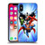 Justice League DC Comics Airbrushed Heroes Blue Purple Soft Gel Case for Apple iPhone X / iPhone XS
