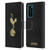 Tottenham Hotspur F.C. Badge Black And Gold Leather Book Wallet Case Cover For Huawei P40 5G