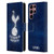 Tottenham Hotspur F.C. Badge Distressed Leather Book Wallet Case Cover For Samsung Galaxy S22 Ultra 5G