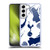 Tottenham Hotspur F.C. Badge Blue And White Marble Soft Gel Case for Samsung Galaxy S22 5G