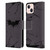 The Dark Knight Rises Logo Black Leather Book Wallet Case Cover For Apple iPhone 13