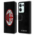 AC Milan Crest Full Colour Black Leather Book Wallet Case Cover For OPPO Reno8 Pro