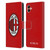 AC Milan Crest Full Colour Red Leather Book Wallet Case Cover For Samsung Galaxy A04 (2022)