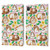 Micklyn Le Feuvre Patterns 2 Guinea Pigs And Daisies In Watercolour On Pink Leather Book Wallet Case Cover For Apple iPad Pro 11 2020 / 2021 / 2022