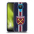 West Ham United FC Crest Stripes Soft Gel Case for Nokia 1.4