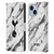 Tottenham Hotspur F.C. Badge Black And White Marble Leather Book Wallet Case Cover For Apple iPhone 14 Plus