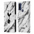 Tottenham Hotspur F.C. Badge Black And White Marble Leather Book Wallet Case Cover For Motorola G Pure