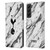 Tottenham Hotspur F.C. Badge Black And White Marble Leather Book Wallet Case Cover For Samsung Galaxy S22+ 5G