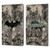 Batman DC Comics Hush Logo Collage Distressed Leather Book Wallet Case Cover For Apple iPad Pro 11 2020 / 2021 / 2022