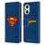 Superman DC Comics Logos Distressed Leather Book Wallet Case Cover For OPPO Reno8 Lite