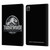 Jurassic World Fallen Kingdom Logo Plain Black Leather Book Wallet Case Cover For Apple iPad Pro 11 2020 / 2021 / 2022