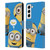 Despicable Me Funny Minions Banana Leather Book Wallet Case Cover For Samsung Galaxy S22 5G