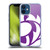 Scotland Rugby Oversized Thistle Purple Heather Soft Gel Case for Apple iPhone 12 Mini