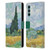 The National Gallery Art A Wheatfield With Cypresses Leather Book Wallet Case Cover For Motorola Edge S30 / Moto G200 5G