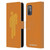 Billie Eilish Key Art Blohsh Orange Leather Book Wallet Case Cover For HTC Desire 21 Pro 5G