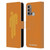 Billie Eilish Key Art Blohsh Orange Leather Book Wallet Case Cover For Motorola Moto G60 / Moto G40 Fusion