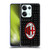 AC Milan Crest Patterns Red And Grey Soft Gel Case for OPPO Reno8 Pro