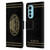 AC Milan Crest Black And Gold Leather Book Wallet Case Cover For Motorola Edge (2022)