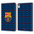 FC Barcelona Crest Patterns Barca Leather Book Wallet Case Cover For Apple iPad 10.9 (2022)