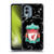 Liverpool Football Club Marble Black Crest Soft Gel Case for Nokia X30