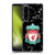 Liverpool Football Club Marble Black Crest Soft Gel Case for Sony Xperia 1 IV