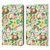 Micklyn Le Feuvre Patterns 2 Guinea Pigs And Daisies In Watercolour On Mint Leather Book Wallet Case Cover For Apple iPad 10.9 (2022)