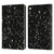 PLdesign Glitter Sparkles Black And White Leather Book Wallet Case Cover For Apple iPad Air 2 (2014)