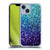 PLdesign Glitter Sparkles Aqua Blue Soft Gel Case for Apple iPhone 14