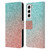 PLdesign Sparkly Coral Coral Pink Viridian Green Leather Book Wallet Case Cover For Samsung Galaxy S22 5G